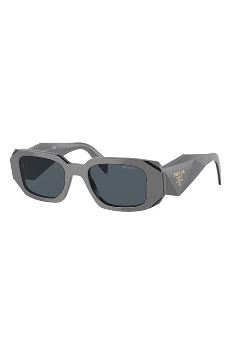 prada 51mm rectangle sunglasses|prada rectangular sunglasses.